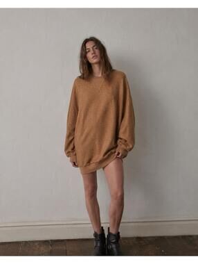 r13 grunge sweatshirt dress R13 Grunge Sweatshirt Dress